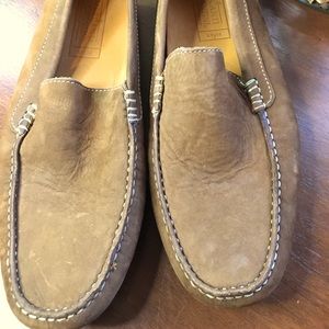 Mens EUC Florentino leather Italian loafers
